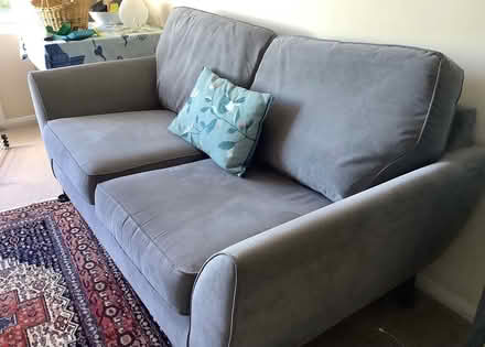 Photo of free French connection grey / blue sofa (Guildford.) #2