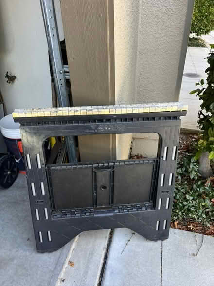 Photo of free saw horses - portable plastic (Moutain View near San Antonio) #1