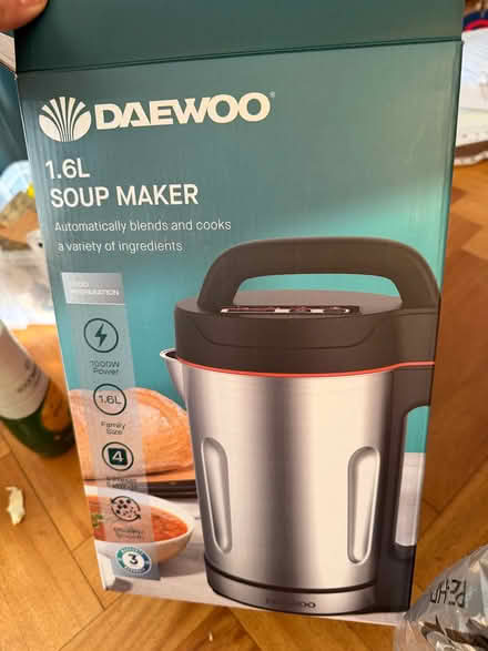Photo of free Daewoo soup maker (unused) (Maiden Erlegh Nature Reserve RG6) #1