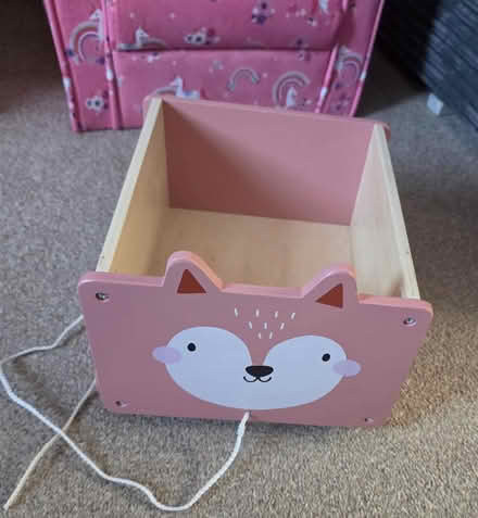 Photo of free Small wooden toy box (Stroud GL5) #1