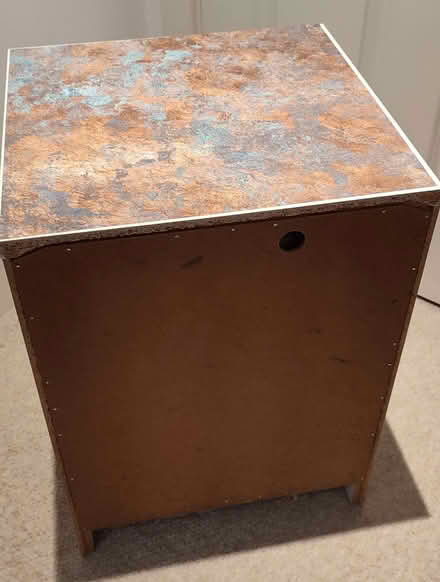 Photo of free White 2-Drawer Bedside Cabinet (Tolworth KT6) #2