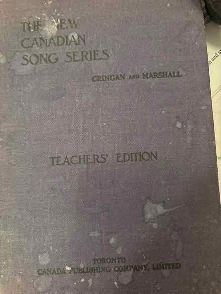 Photo of free The New Canadian Song Book 1934 (South Brampton) #1