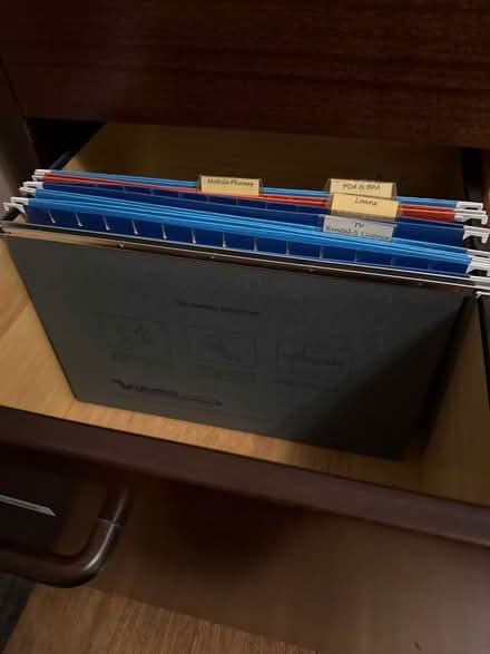 Photo of free Hanging suspension files for filing cabinet (Morley LS27) #2