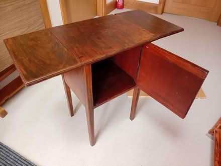 Photo of free Small Table with foldable wings & inner storage space (St. Margarets Farm HP1) #1