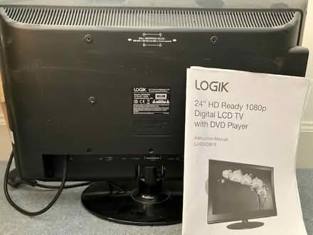 Photo of free Logik 24” TV (working) with built in DVD (no longer working) (Craigleith EH4) #2