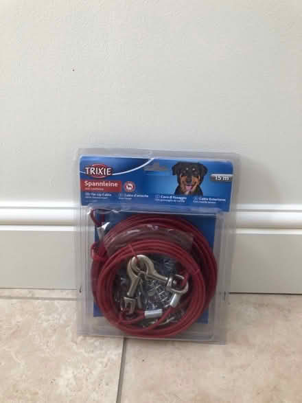 Photo of free Dog tie up cable and lead (Little Chester DE1) #1