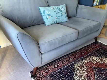 Photo of free French connection grey / blue sofa (Guildford.) #4