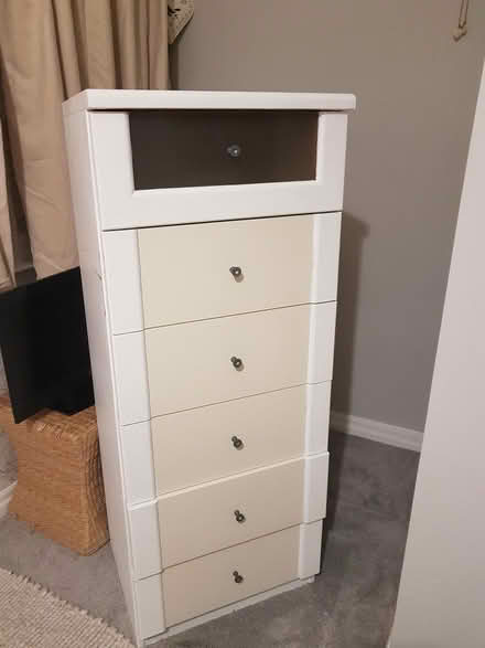 Photo of free Tall slimline chest of drawers (Weoley castle B29) #1