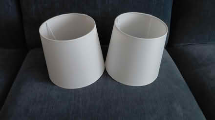 Photo of free 2 x white lamp shades (Locks Heath SO31) #1