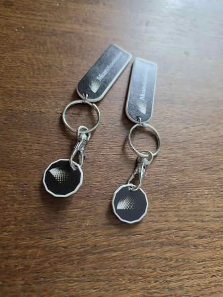 Photo of free 2 key rings with trolley tokens (Coldean BN1) #1