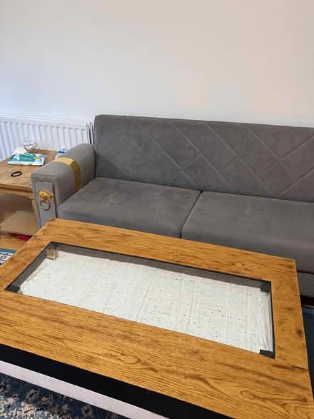 Photo of free 2 gray sofas (Cambourne (S Cambs) CB23) #1