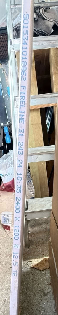 Photo of free Fire resistant plasterboard off cut (Stoke by Clare CO10) #2