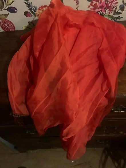Photo of free Red polyester tulle 4x4m (Great Rollright OX7) #2