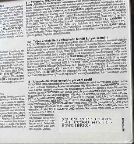 Photo of free Royal Canin renal pouches (Sale M33) #2
