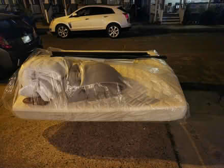 Photo of free On the curb king bed (Neptune) #2