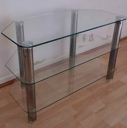 Photo of free Glass TV stand (Cippenham SL1) #1