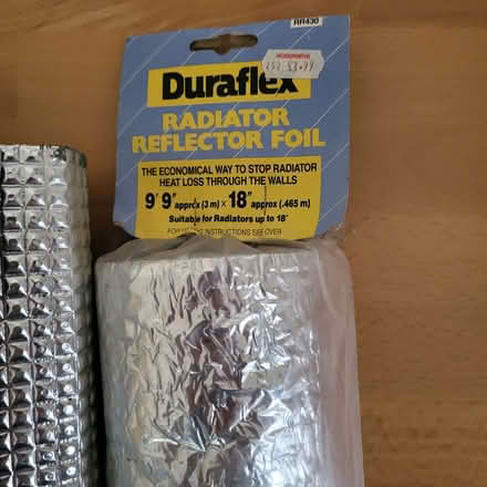 Photo of free Reflector foil for behind radiators (Sunninghill SL5) #2