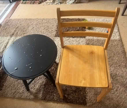 Photo of free side table & chair, Acton, W3 8FG (Chiswick W3) #4