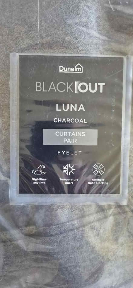 Photo of free Pair of grey curtains dunelm (Narborough LE19) #3