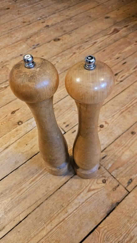 Photo of free Wooden salt & pepper grinders (Mill Road CB1) #1