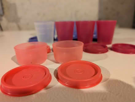 Photo of free 9 Small Tupperware Containers w/lid (Sylvan Township Near Chelsea) #2