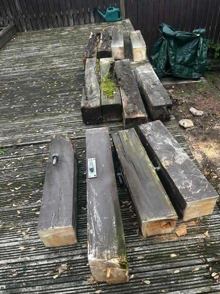 Photo of free Old wood sleepers (Horsforth LS18) #1