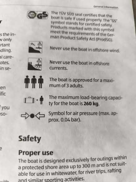 Photo of free Inflatable dinghy (Havant PO9) #2