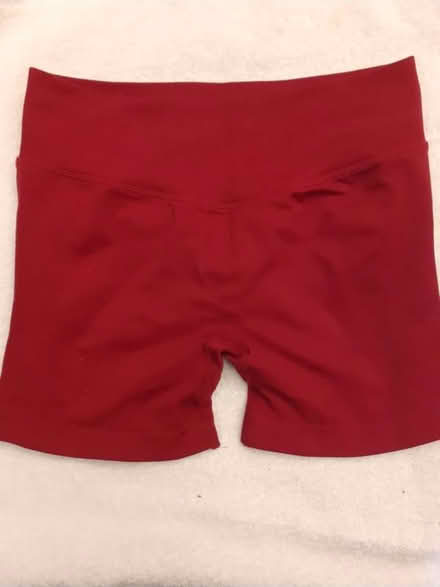 Photo of free Red fitted shorts size small (Birmingham City Centre B1) #1