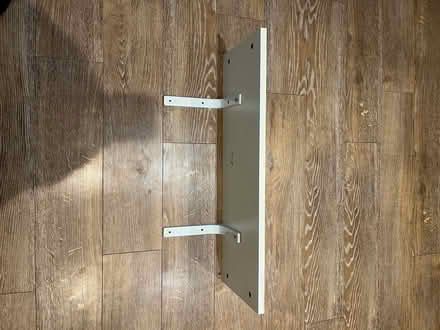 Photo of free White shelf with brackets (Malvern Link WR14) #2