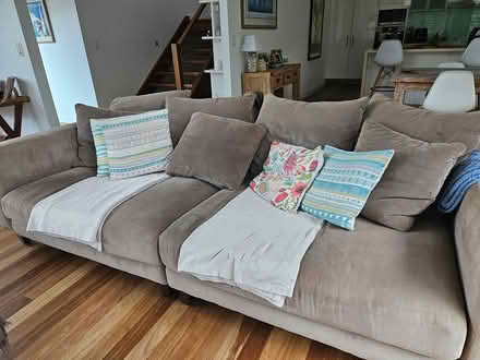 Photo of free Plush 4 seater sofa (Tewantin) #1