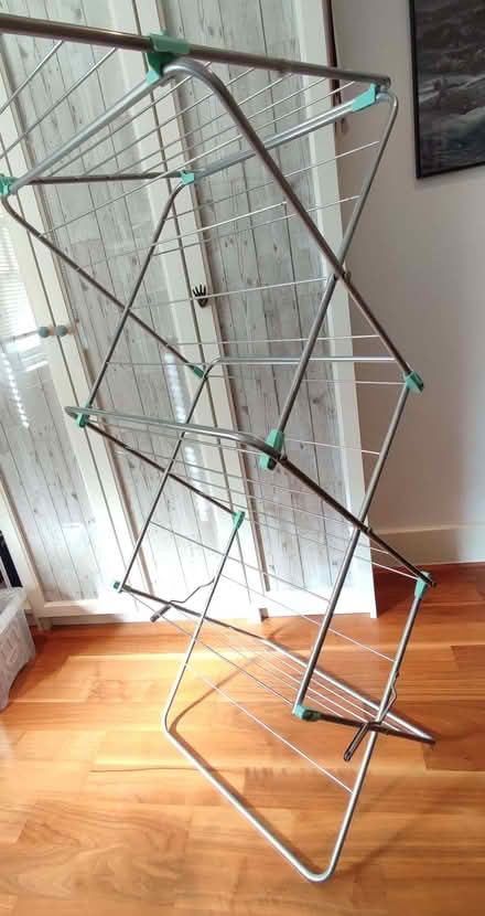 Photo of free Metal Clothes Airer / Drying Rack (Tolworth KT6) #3