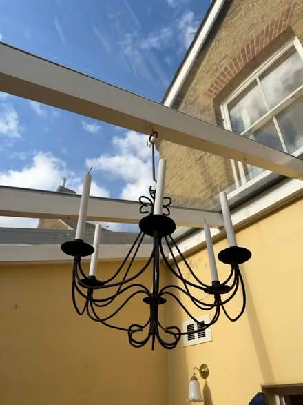 Photo of free Large metal hanging candelabra (Loughton, IG10) #1