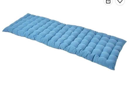 Photo of free Turquoise Blue Garden Bench Cushion 3 Seater (Frogmore GU17) #1