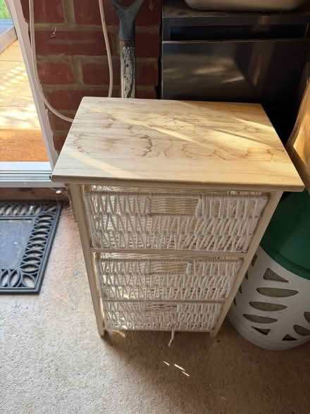 Photo of free Cream 3 drawer cabinet (Bicester) #2