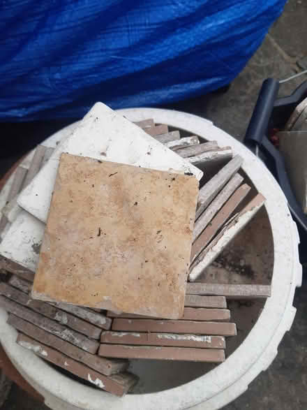Photo of free Used 4x4 tiles 100 (Darlington) #2