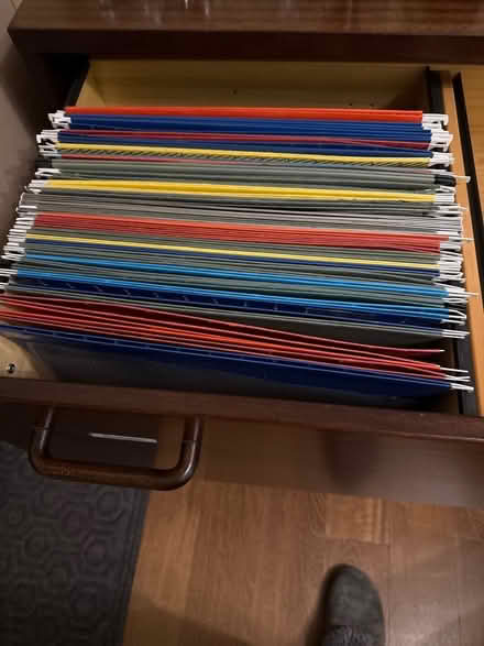Photo of free Hanging suspension files for filing cabinet (Morley LS27) #1