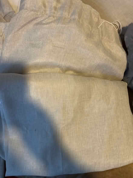 Photo of free 2 cream lined curtains (Brockley SE4) #1