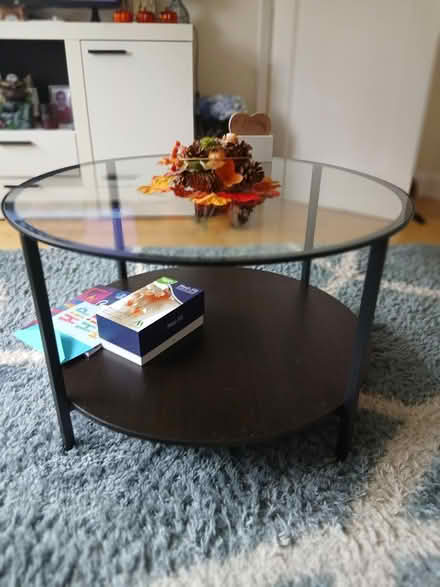 Photo of free Gass top coffee table (Ware) #1