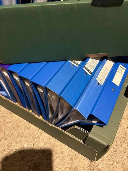 Photo of free Collection of ring binder files (Horsham) #2