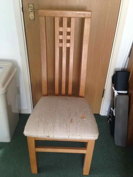 Photo of free 4x Sturdy Wooden Chairs (Singleton, Ashford, Kent, TN23) #1