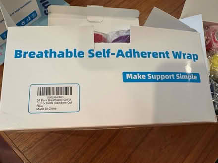 Photo of free Self adhesive Medical wrap (belmont/watertown line) #2