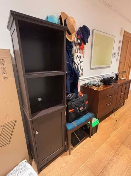 Photo of free Bathroom storage cabinet 63 inches high by 17 w by 12 deep (Richmond TW1) #2