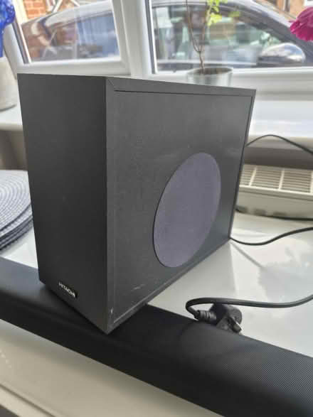 Photo of free Hitachi Sound bar and subwoofer (Shavington CW2) #1