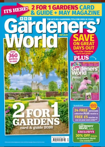 Photo of Gardeners World Magazine May 2026 (Romford RM3) #1