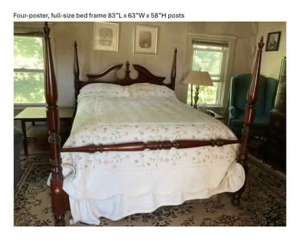 Photo of free 4 Poster Full Size Bed (Pine Plains NY) #1