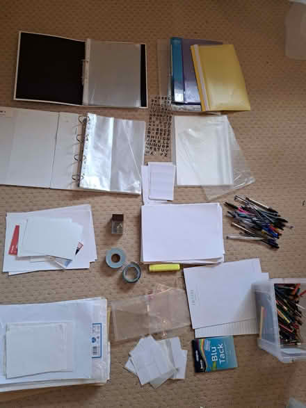 Photo of free Stationery - pens, plastic sleeves, envelopes etc (Milber TQ12) #1