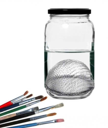 Photo of Glass jars e.g. olive, pickle, jam for cleaning paintbrushes (Golders Green NW11) #1