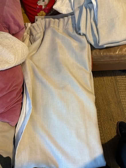 Photo of free 2 cream lined curtains (Brockley SE4) #2