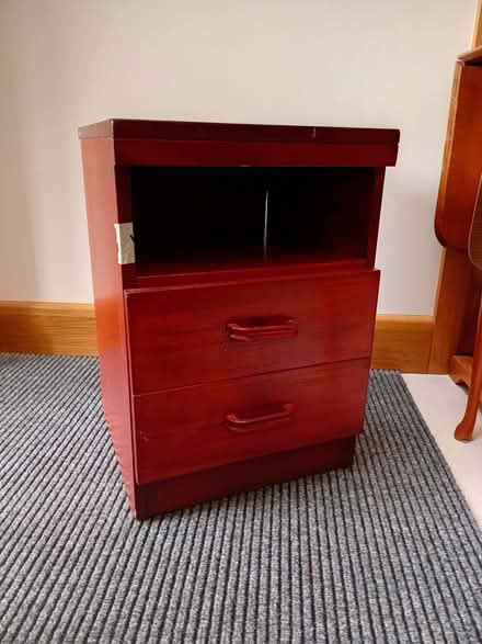Photo of free Dresser with two drawers, W: 40 D:40cm, H: 58cm (St. Margarets Farm HP1) #1