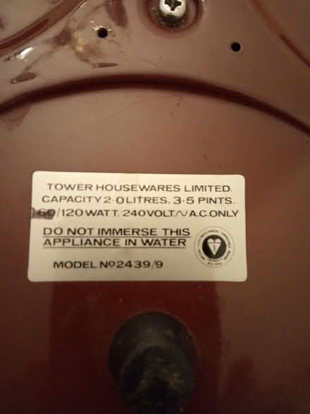 Photo of free Electric slow cooker (Cutteslowe OX2) #3